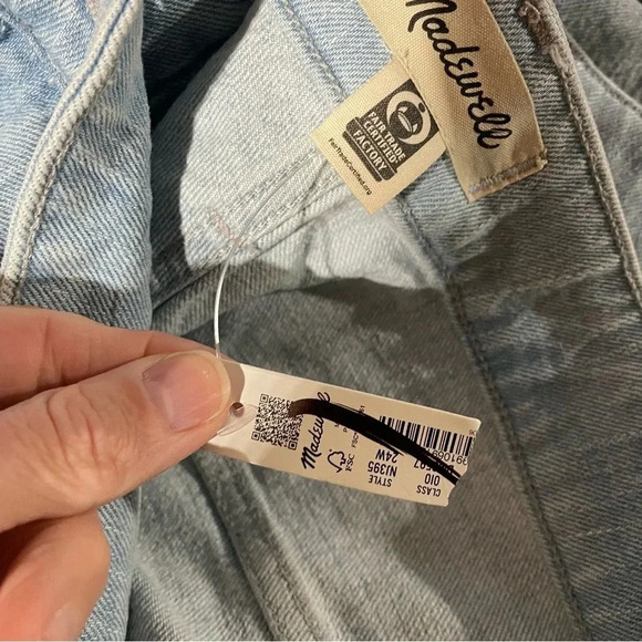 New Madewell The Plus Perfect Vintage Wide Leg Crop Jean - Picture 10 of 11